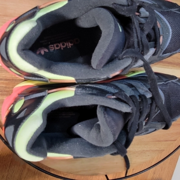 ADIDAS LXCON 94 Core Black/Grey Six/ Solar Red Sneakers Athletic shoes Size 10 - Picture 14 of 17